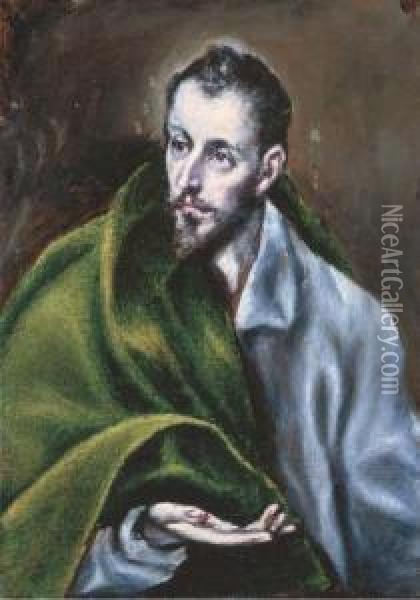 Santiago El Mayor Oil Painting - El Greco (Domenikos Theotokopoulos)