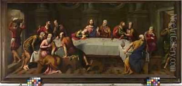 The Last Supper Oil Painting - Paris Bordone