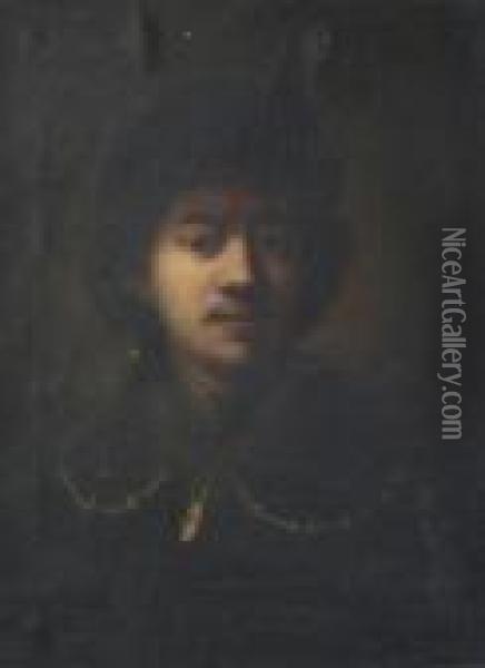 Portrait Of A Gentleman Oil Painting - Ferdinand Bol