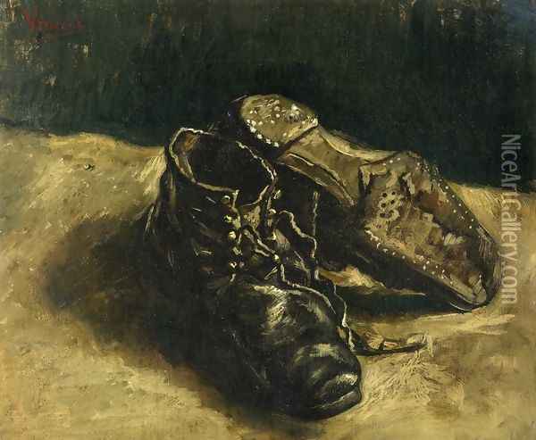 A Pair of Shoes II Oil Painting - Vincent Van Gogh