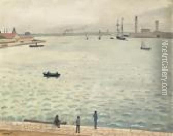 Scene De Port Oil Painting - Albert Marquet