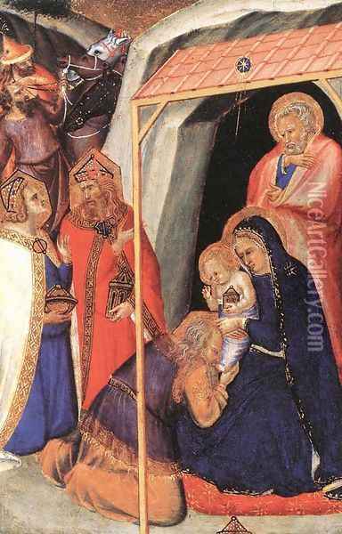 Adoration of the Magi Oil Painting - Pietro Lorenzetti