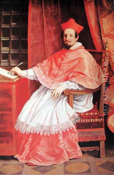 Portrait of Cardinal Bernardino Spada Oil Painting - Guido Reni