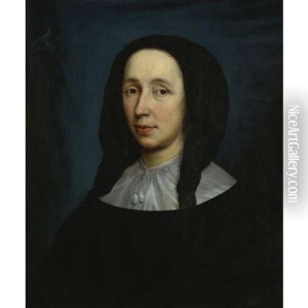 Portrait Of A Lady Oil Painting - Cornelis van Ceulen