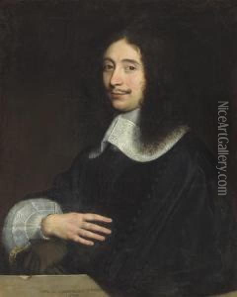 Portrait Of A Gentleman Oil Painting - Philippe de Champaigne