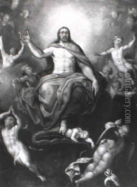 Christ Triumphant Over Sin Oil Painting - Cristofano Allori