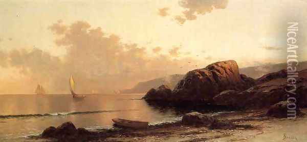 Headlands Oil Painting - Alfred Thompson Bricher