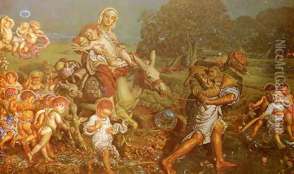 The Triumph of the Innocents Oil Painting - William Holman Hunt