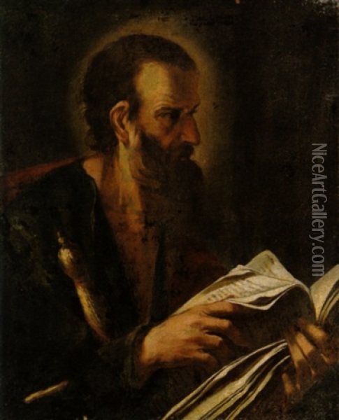 Testa Di San Paolo Oil Painting - Jusepe de Ribera