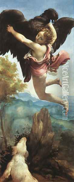 Ganymede 1531 Oil Painting - Antonio Allegri da Correggio