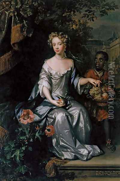 Mary Grimston (1675-84) Oil Painting - William Wissing or Wissmig