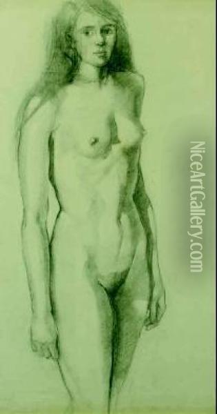 Nudo Di Donna Oil Painting - Robert Buchan Nisbet