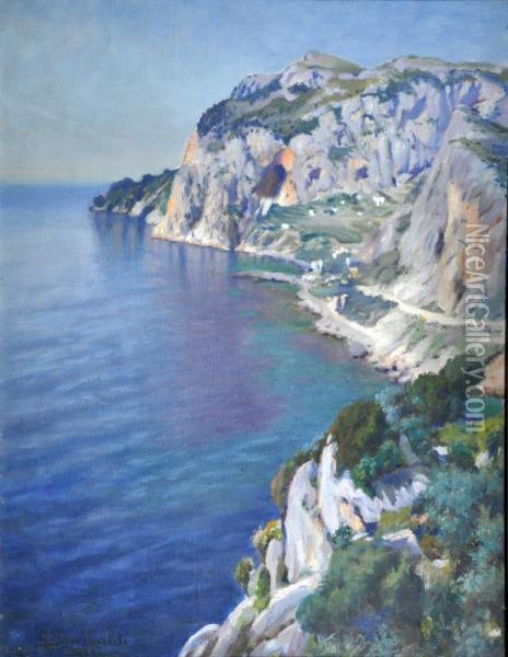 Capri Oil Painting - Paolucci Goffredo Sinibaldi