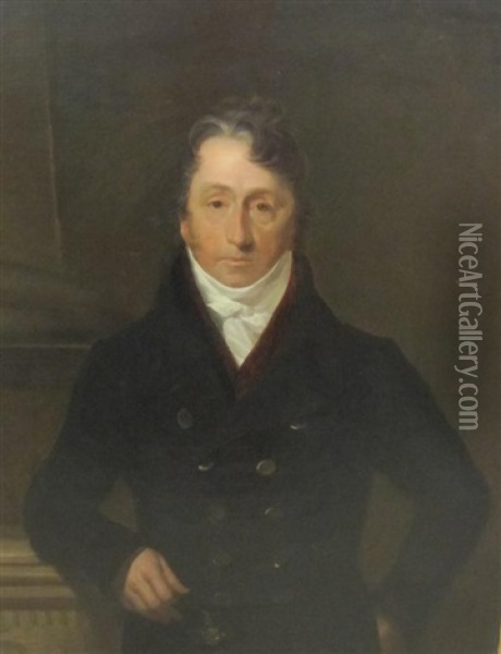 Portrait Of John Becher Oil Painting - Henry William Pickersgill