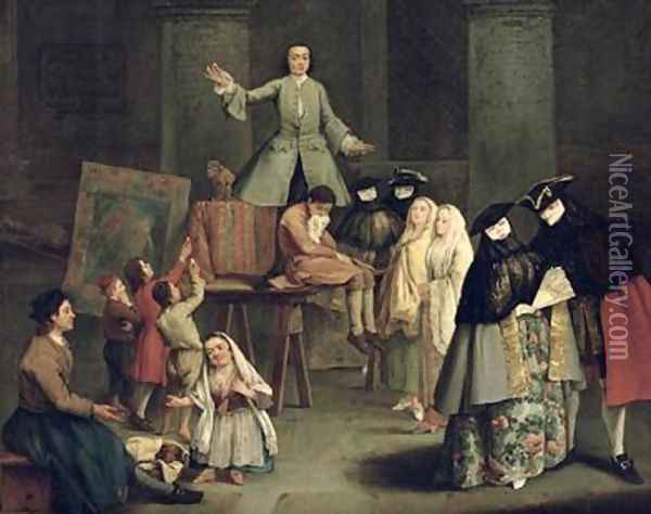 The Tooth Extractor Oil Painting - Pietro Longhi