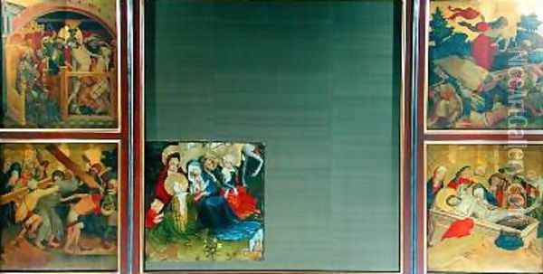 The St Thomas Altar from St Johns Church Hamburg 2 Oil Painting - Francke Master