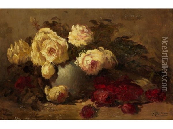 Rosenbluten Oil Painting - Kees Terlouw