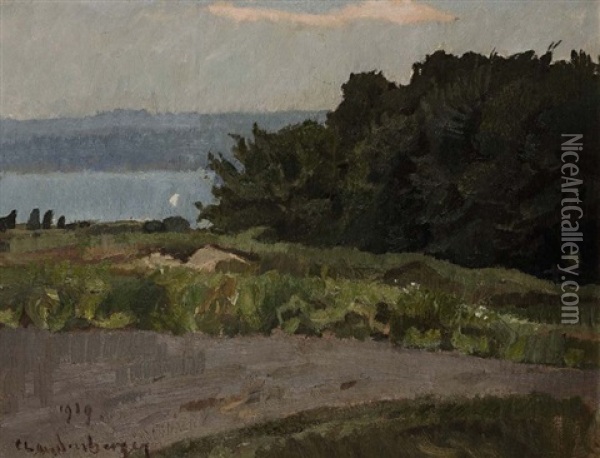 Am Ammersee Oil Painting - Christian Landenberger