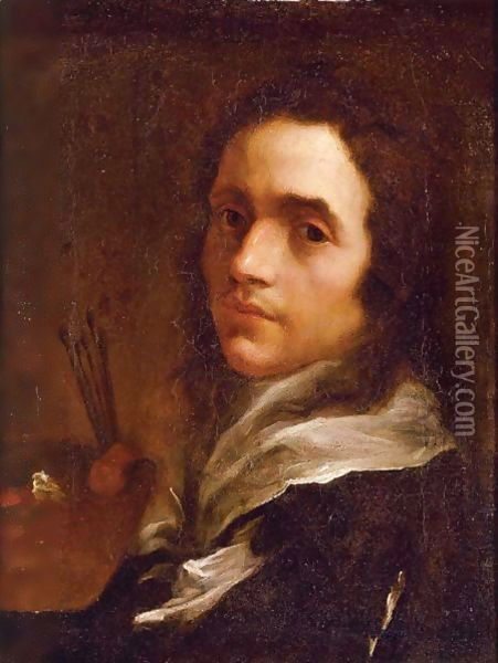 Portrait Of Jacques Courtois Oil Painting - Guillaume Courtois