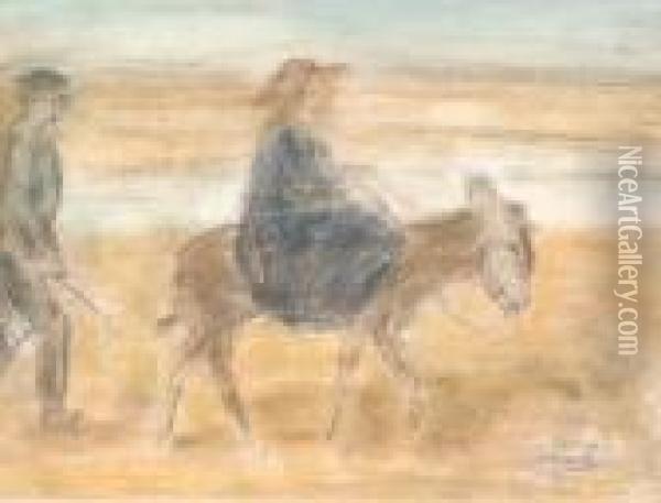 Donkey Ride Oil Painting - Isaac Israels