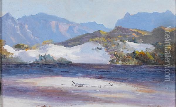 Breede River At Witsand, St Sebastiansbay Oil Painting - Hugo Pieter Naude