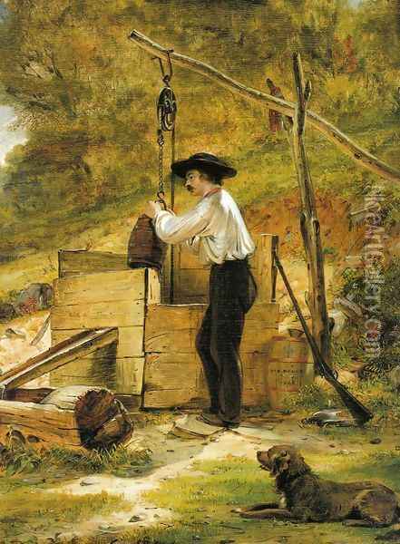 At the Well Oil Painting - William Sidney Mount