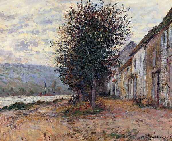 The Banks Of The Seine At (Claude Oscar Monet 1878) Oil Painting - Claude Oscar Monet