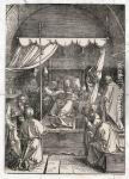 The Death Of The Virgin Oil Painting - Albrecht Durer