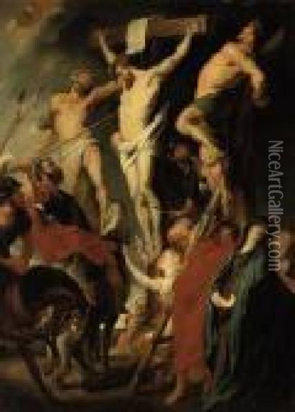 Christ On The Cross Oil Painting - Peter Paul Rubens