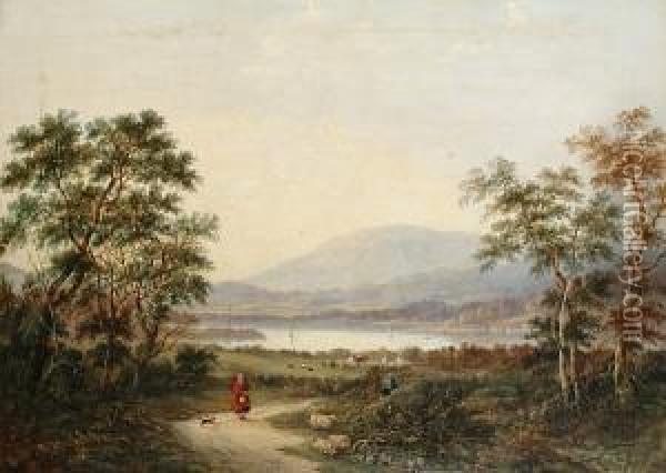 View Of Dumfrieshire Oil Painting - Margaret Nasmyth