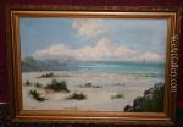 Coastal View Oil Painting - William Langley