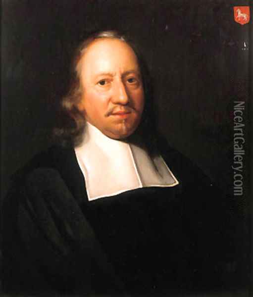 Portrait of Willem Nicolaesz. van Assendelft (1606-1691) Oil Painting - Adriaen De Backer