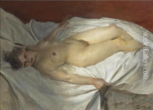 The Awakening Oil Painting - Anders Zorn
