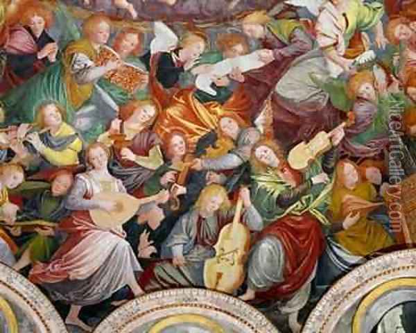 The Concert of Angels 23 Oil Painting - Gaudenzio Ferrari
