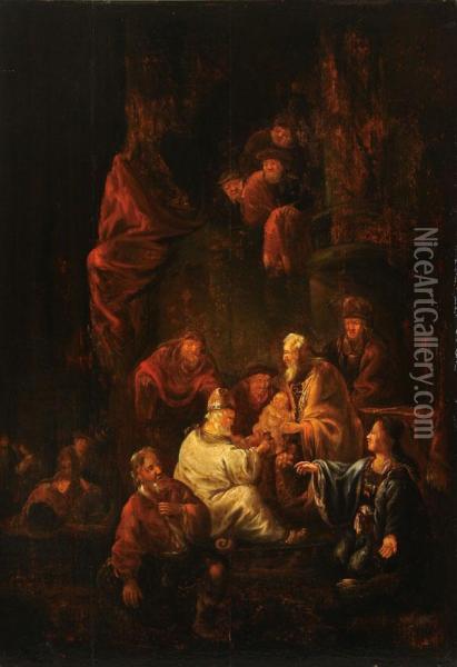 The Circumcision Of Christ Oil Painting - Benjamin Gerritsz. Cuyp