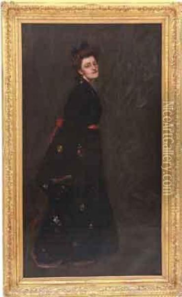 The Black Kimono Oil Painting - William Merritt Chase
