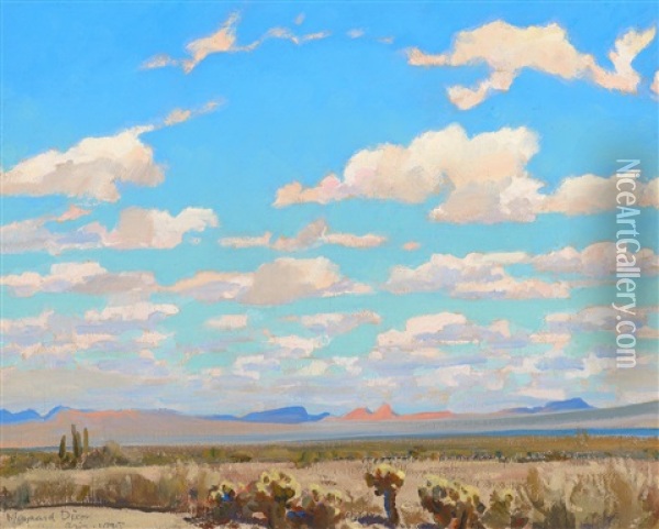 Clouds Of A Summer Afternoon Oil Painting - Maynard Dixon