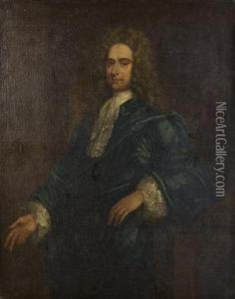 Portrait Of Sir Henry King Oil Painting - Charles Jervas