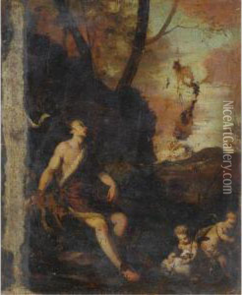San Giovanni Battista Oil Painting - Domenico Fetti