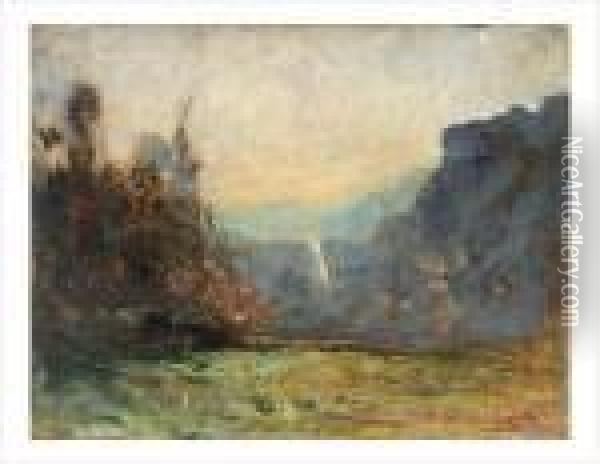 Paysages Oil Painting - Francois Auguste Ravier