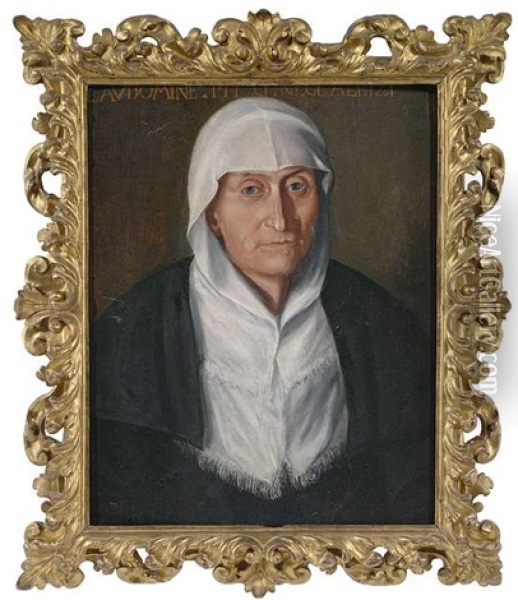 Bildnis Einer Alten Frau Oil Painting - Bartolomeo Passarotti