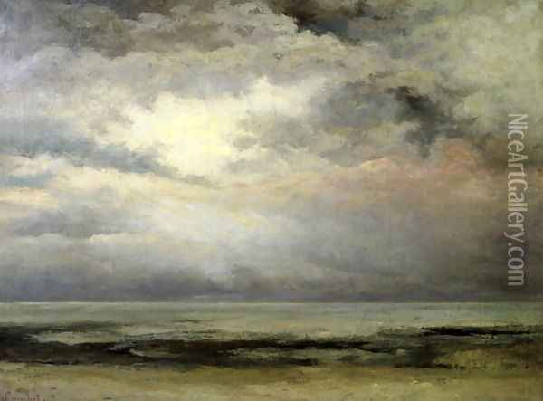 L'Immensite Oil Painting - Gustave Courbet
