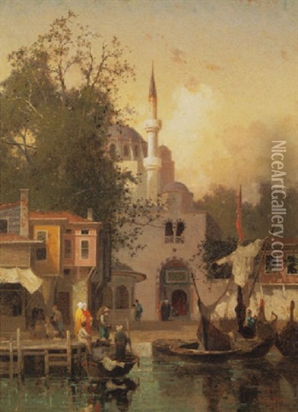 Constantinople Oil Painting - Germain Fabius Brest