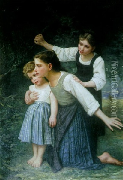 On The Lookout Oil Painting - William-Adolphe Bouguereau