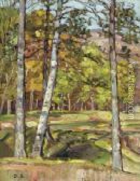 Spring Landscape Oil Painting - George Gardner Symons