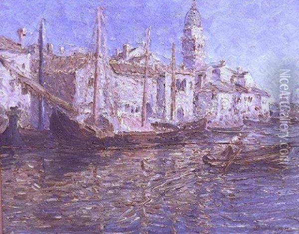 Venise Oil Painting - Edouard Jean Dambourgez