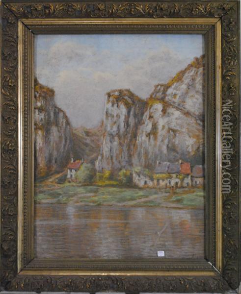 Bord De Meuse Oil Painting - Frans Kegeljan