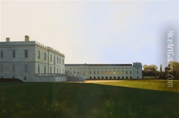 Greenwich Naval Hospital Oil Painting - Robert George Talbot Kelly