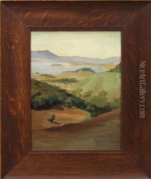 View Of Mt. Talampais Oil Painting - Hannah Thompson