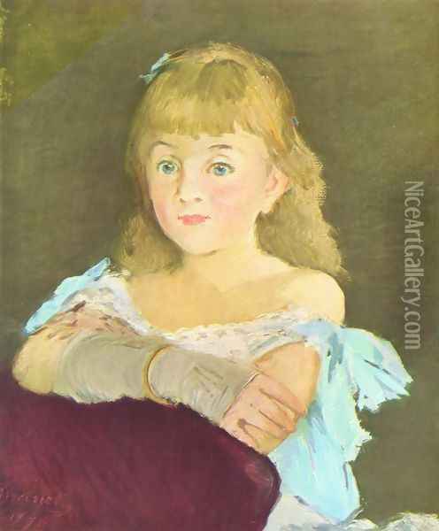 Portrait of Lina Campineanu Oil Painting - Edouard Manet